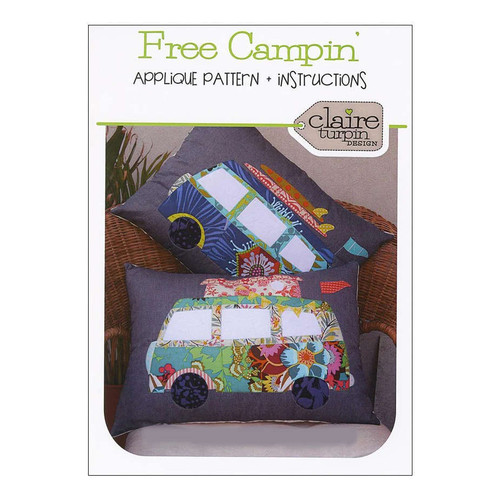 Free Campin' Cushion Pattern By Claire Turpin Design