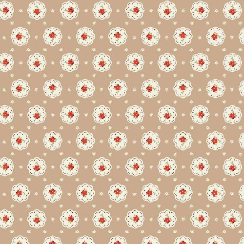 Poppie Cotton My Favorite Things Bake Sale Brown FT23703