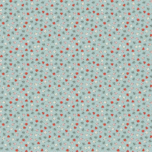 Poppie Cotton My Favorite Things Delightful Blue FT23720