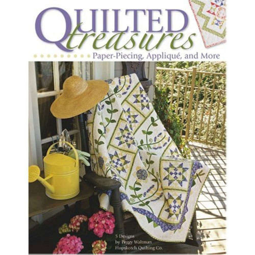 Quilted Treasures Quilt Pattern Book by Hopskotch Quilting Co