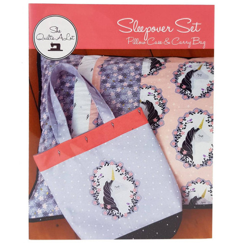 Sleepover Set Pattern Pillow Case and Carry Bag