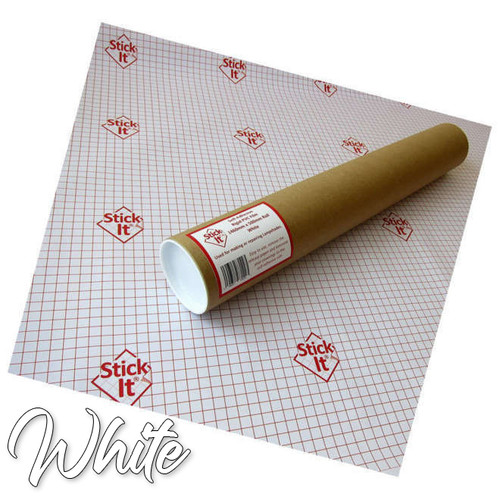 Stick It Lampshade Material (Tube) PVC Roll 50cm x 146cm WHITE
