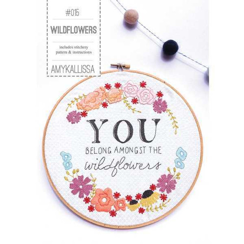 Wildflowers Embroidery Pattern by Amy Kallissa