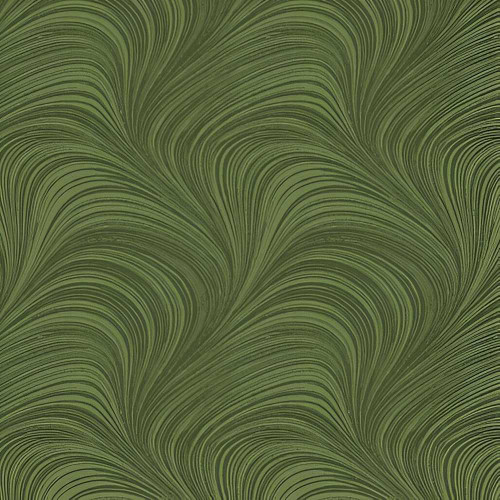 Wave Texture Flannel Wide Backing Medium Green Fabric Sold by 50cm