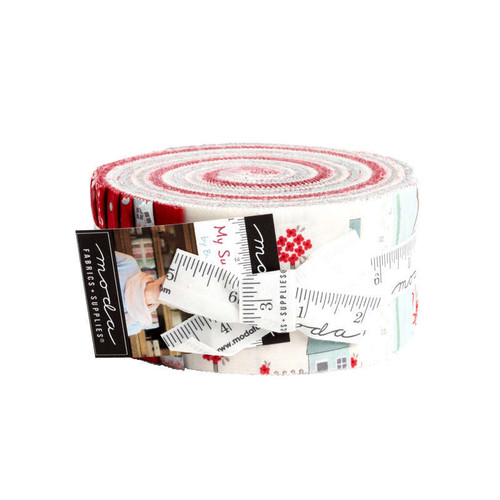 Moda My Summer House Jelly Roll 2.5" Fabric Strips by Bunny Hill Designs