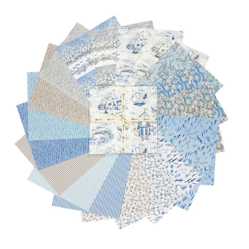 Clothworks Sandy Toes 10" Squares Fabric By Anita Jeram