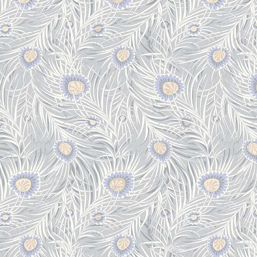Liberty of London 1 Collection Peacock Dance Wide Backing Fabric Sold by 50cm