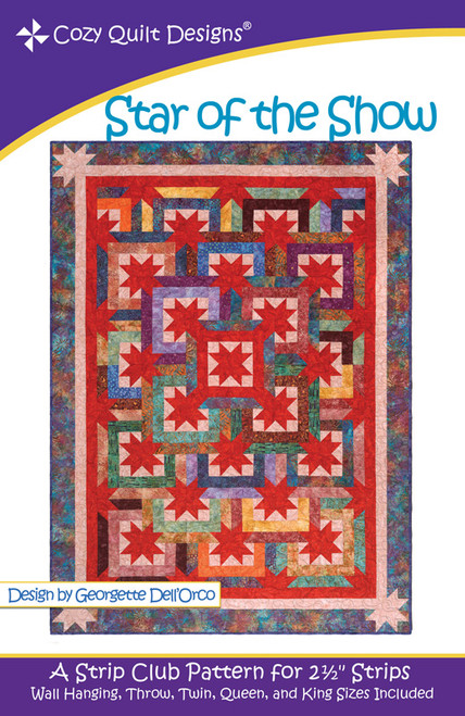 Star Of The Show Quilt Pattern By Cozy Quilt Designs