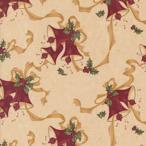 Moda A Vintage Christmas Bells Fabric by Kansas Troubles Quilters M978111