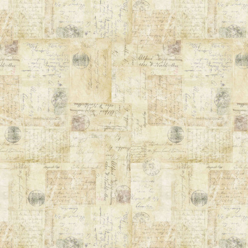 Clothworks Harmony Dark Butter Fabric Y4583-60