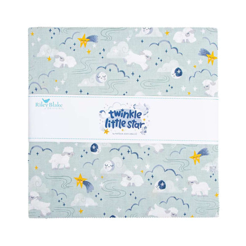 Riley Blake Designs Twinkle Little Star 10" Stacker Fabric by Natalia Juan Abello
