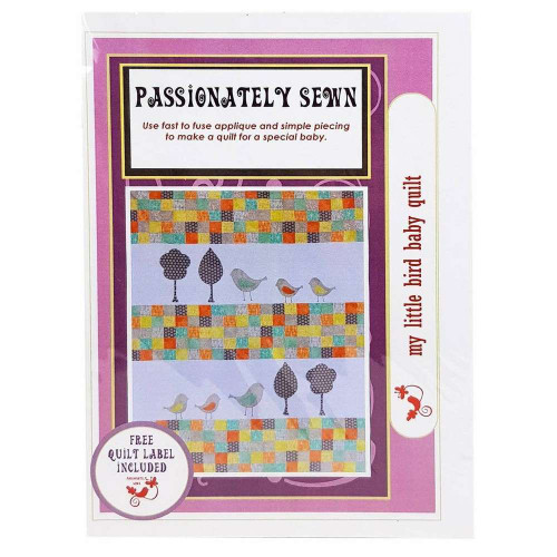 My Little Bird Baby Quilt Pattern by Passionately Sewn