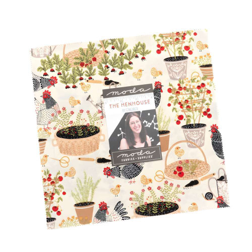 Moda The Henhouse 10" Stacker Fabric by Gingiber