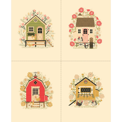 Moda The Henhouse Panel Fabric by Gingiber M4843911