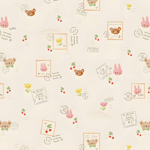 Art Gallery Fabrics Minimo Air Mail Fabric by Amy Sinibaldi MIN-21200