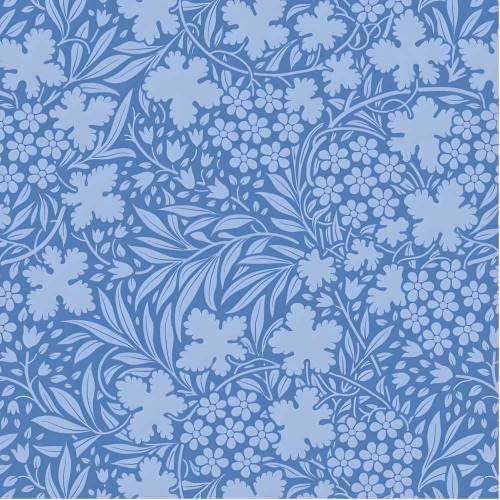 Tilda Something Blue Bushbloom Cornflower Fabric 100678