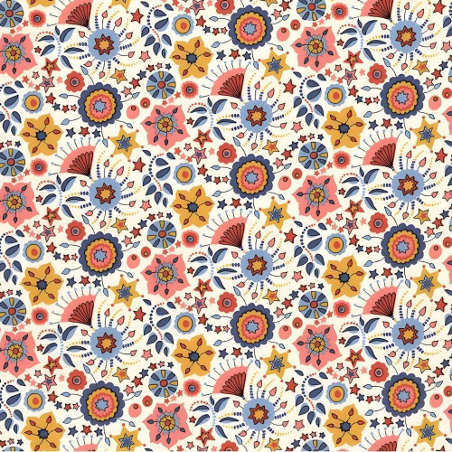 Liberty Summer Fair Festival Florals A Fabric L01667505A