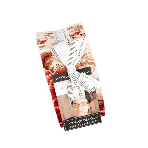 Moda Le Jardin Rouge Jelly Roll Bundle Fabric by French General 40pcs