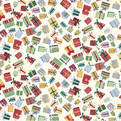 Makower UK Country Christmas Fabric M233Q