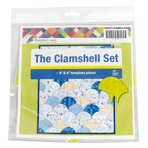Matildas Own The Clamshell Set 8 and 6 Inch Template Set