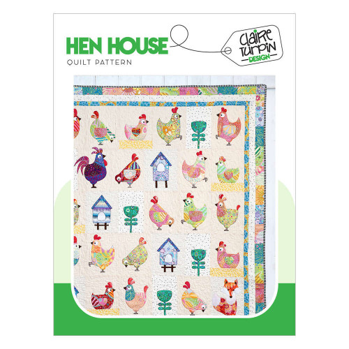 Hen House Applique Quilt Pattern by Claire Turpin Design