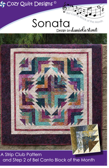 Sonata Quilt Pattern By Cozy Quilt Designs Bel Conto Step 2