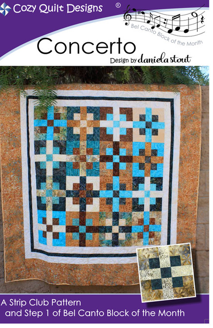 Concerto Quilt Pattern By Cozy Quilt Designs Bel Conto Step 1