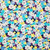 Sevenberry - Floral Print Blues Japanese Fabric