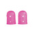 Clover Flexible Rubber Thimbles (MEDIUM) 2pcs Pink