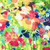 Robert Kaufman Painterly Petals Multi 108" Wide Backing Fabric Sateen Sold by 50cm