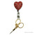Bling Clip and Reel Red Heart