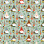 Devonstone Gnoel Christmas Gnomes Sage Green Fabric