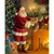 Riley Blake Christmas Santa by the Fireplace Panel Fabric by RBD Designers