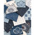 Moda Indigo Blooming Layer Cake 10" Squares Fabric by Debbie Maddy