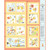 Clothworks Sweet Bees 36 Inch Storybook Yellow Fabric Panel by SusyBee