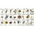 Riley Blake Designs Sewing Seeds III Flower Classes Fabric by J. Wecker Frisch CD15684-WHITE