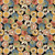 Clothworks Homesteading Multi Colour Badges Fabric Y4606-55