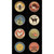 Clothworks Homesteading Multi Round Signs Panel Fabric Y4603-3