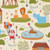 Moda Animal Park Fun Dove Fabric by Stacy Iest Hsu M2096011
