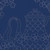 Devonstone Little Scenes Stitchery Teatime Navy Panel DV4266