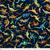 Savage Kingdom Tossed Dinosaurs Fabric by QT Fabrics 31734-N