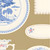 Tilda Something Blue Co-Ord  Labels & Ornaments Ochre Fabric 110172