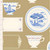 Tilda Something Blue Co-Ord  Labels & Ornaments Ochre Fabric 110172