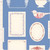 Tilda Something Blue Co-Ord  Labels & Ornaments Blue Fabric 110173