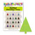 Matildas Own Applique Christmas Trees 54 x 48 Inch Pattern & Template Set