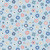 Liberty of London Meadow Flowers Floral Keepsakes C (Blue) Fabric L01667527C