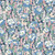 Liberty of London Meadow Flowers Poppy Breeze C (Blue) Fabric L01667528C