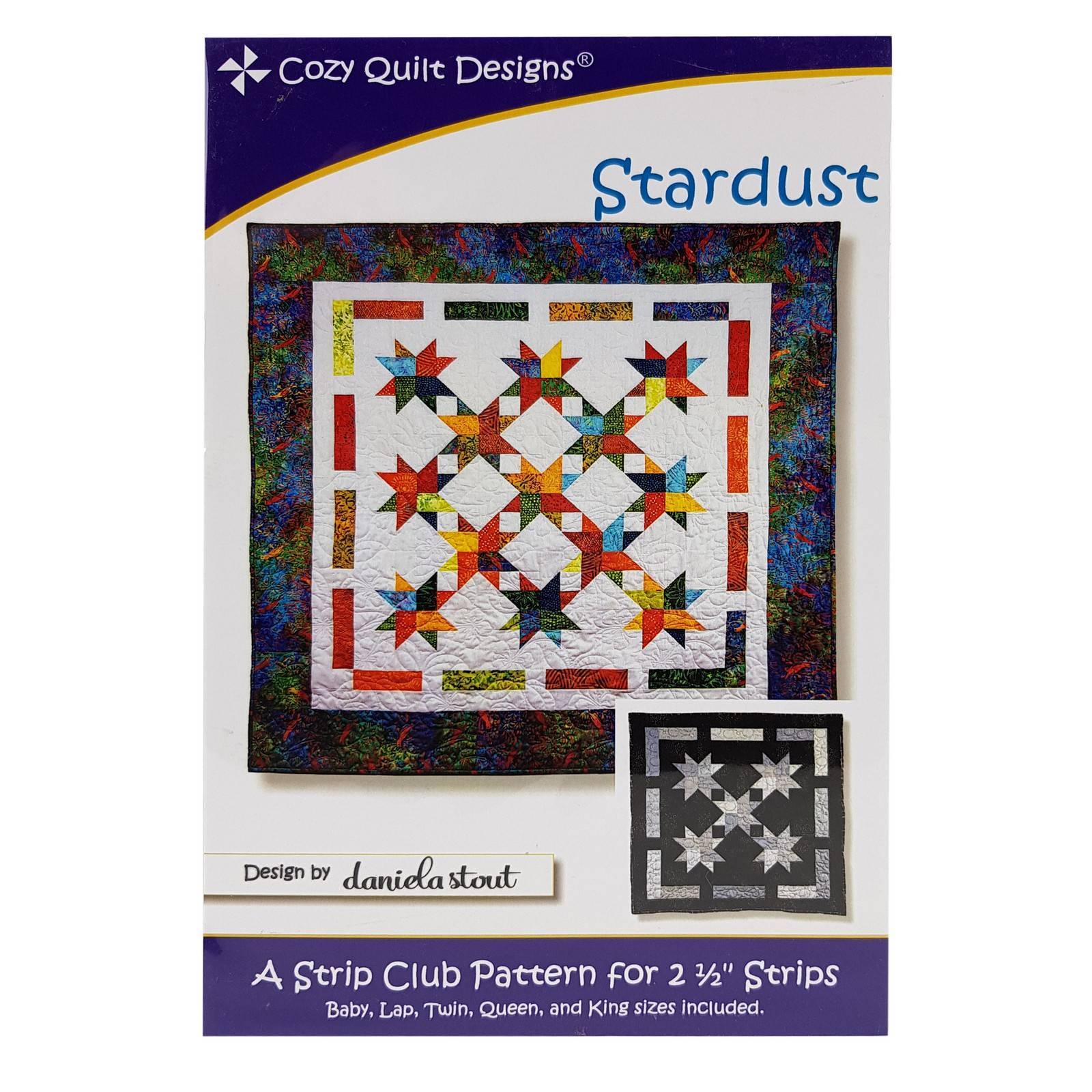 Stardust Quilt Pattern For 2 5 Inch Strips By Cozy Quilt Designs Old Mill Quilting