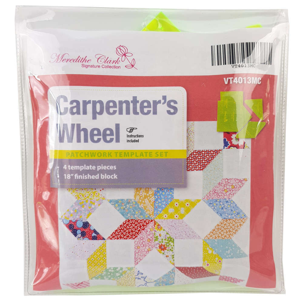 Matildas Own Carpenters Wheel Patchwork Templates Choice of 12 or 18 Inch - Picture 7 of 7