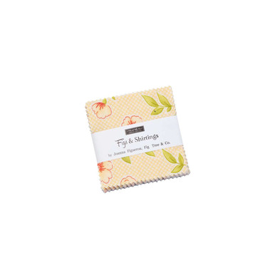 Moda Figs and Shirtings Mini Charm Pack 2.5" Squares Fabric by Fig Tree ...